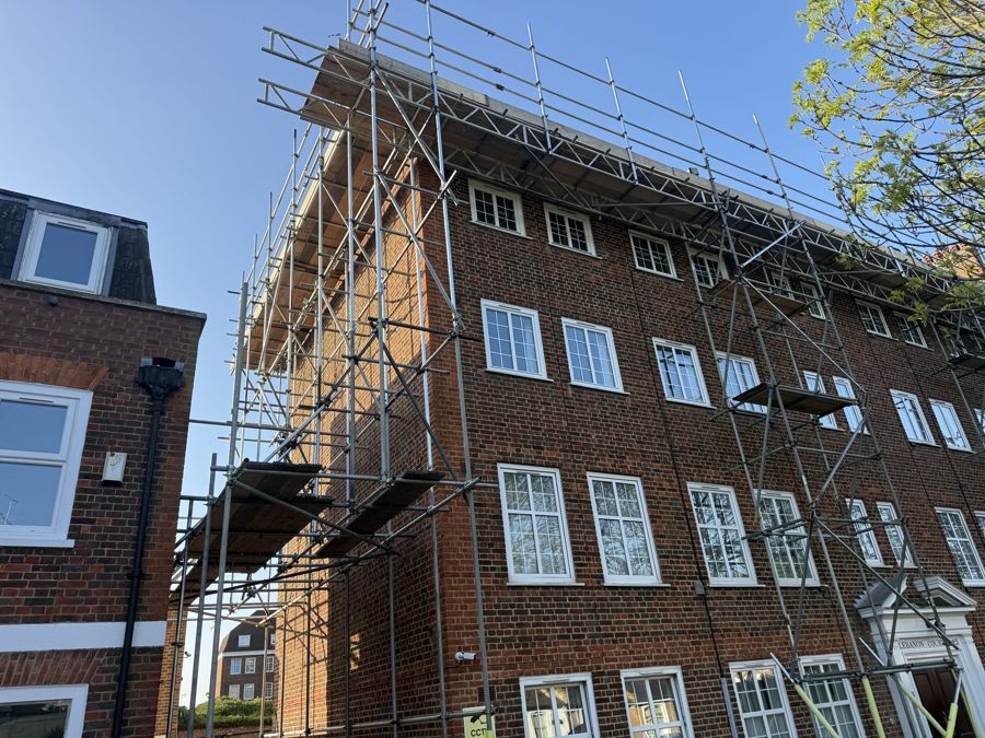 Construction scaffolding