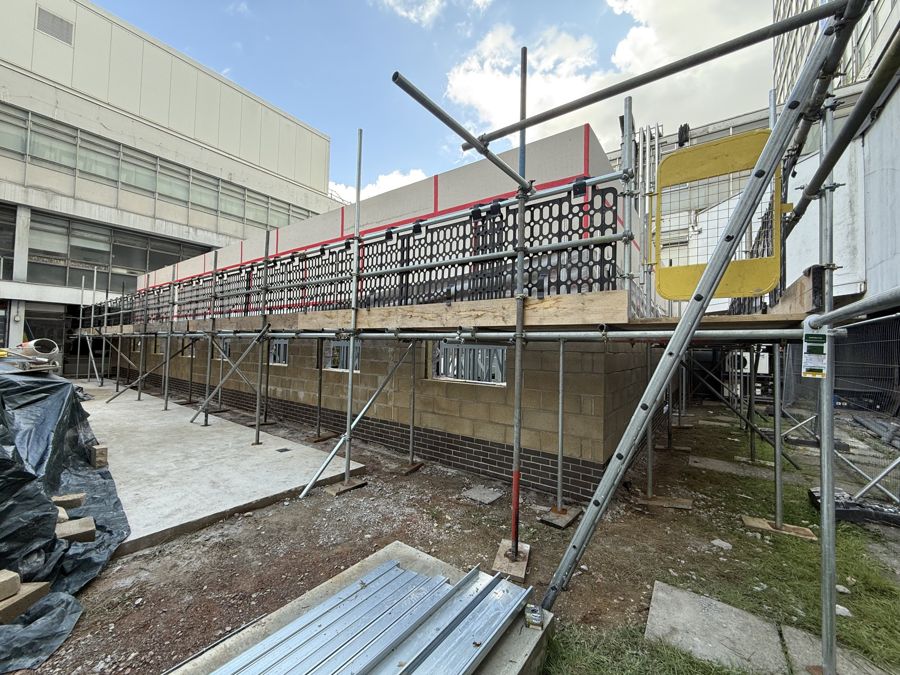 Commercial scaffolding