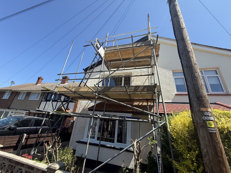 Domestic house scaffold